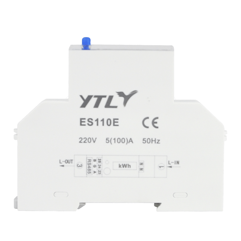 Din Rail multifunktions digital enfas elektrisk mätare